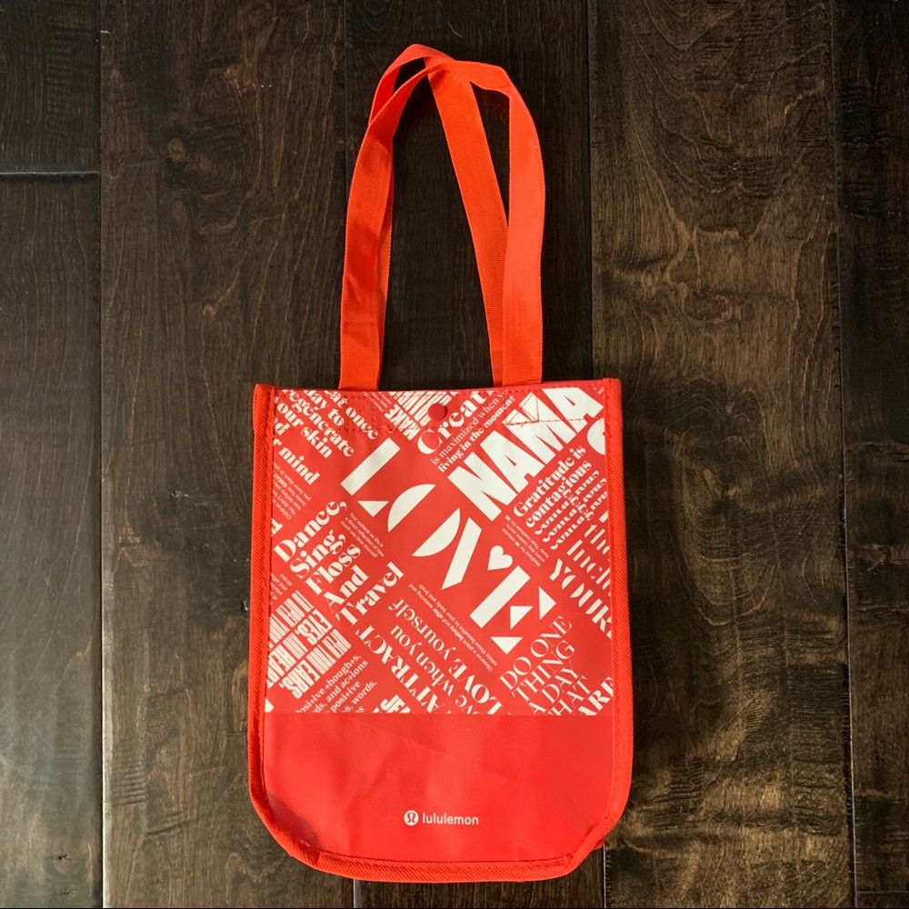 Various Lulu shopping bags